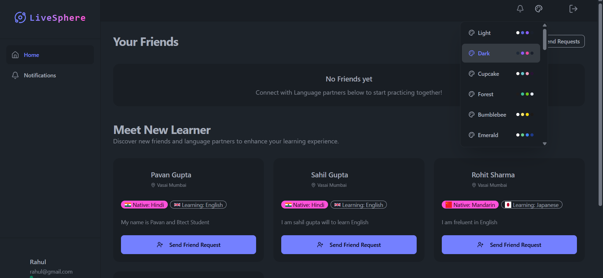 LiveSphere — Real-time Video Platform screenshot